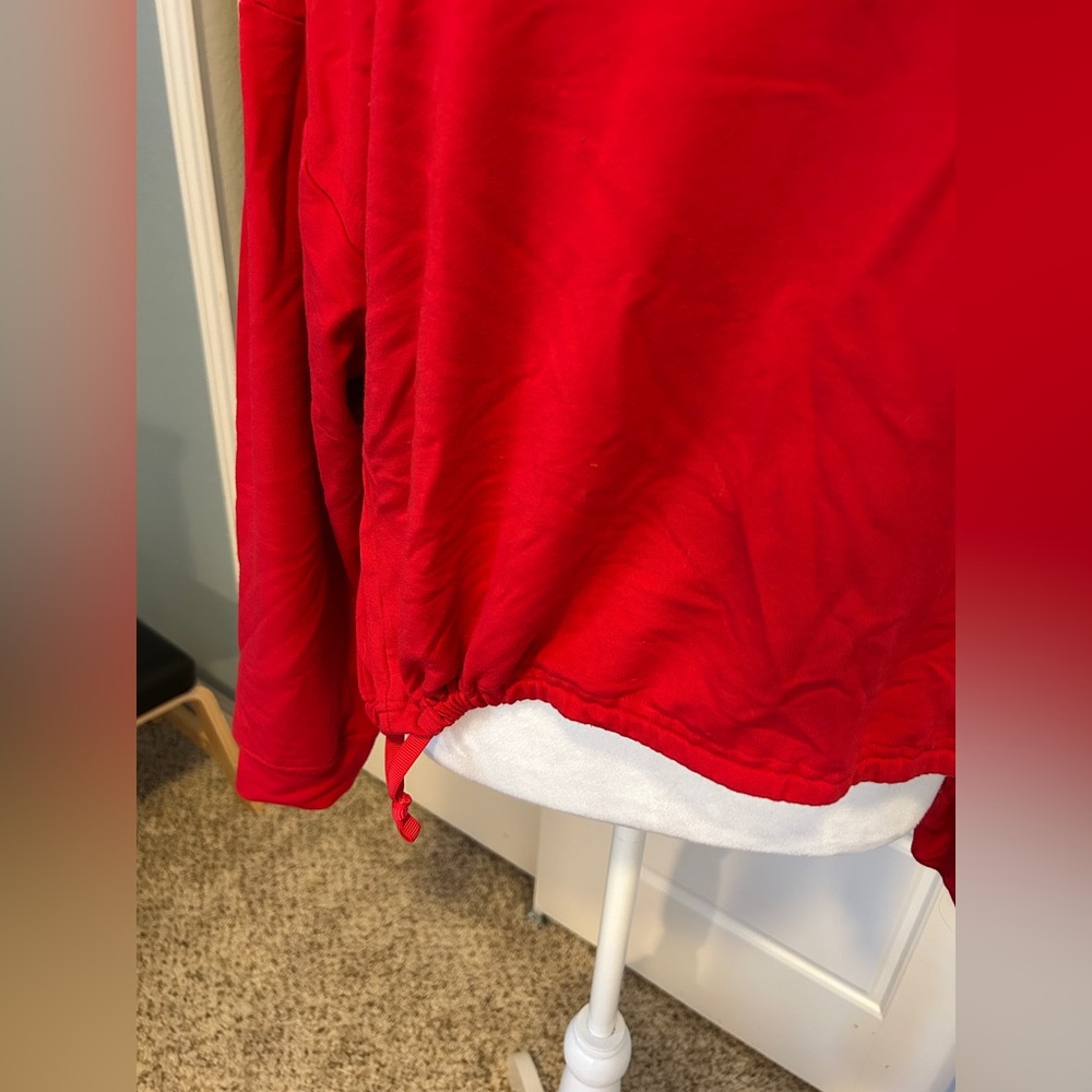 Fabletics Red Cinched Drawstring Waist Long-Sleev… - image 3